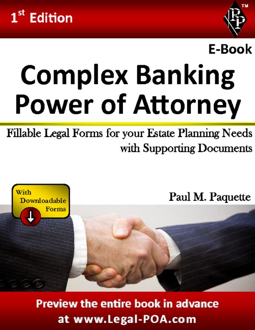 Product picture Complex Banking Power of Attorney  - Full Version