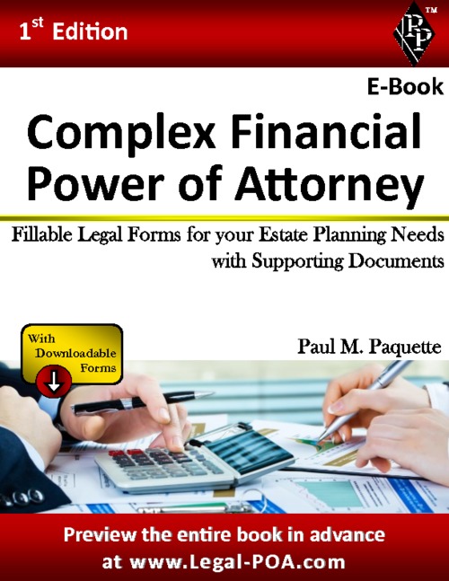 Product picture Complex Financial Power of Attorney  - Full Version
