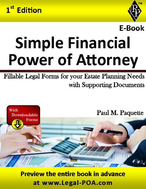 Product picture Simple Financial Power of Attorney  - Full Version