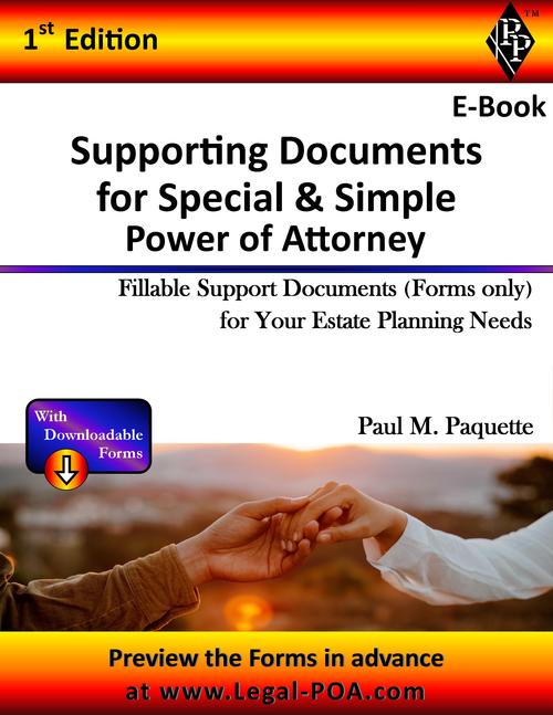 Product picture Supporting Documents for Special & Simple POA - Extra